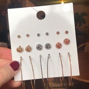 Variety Earring Pack- 9 Pairs